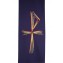 Štola jáhenská fialová s křížem a paprsky