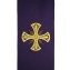 Štola jáhenská fialová s křížem a výplní